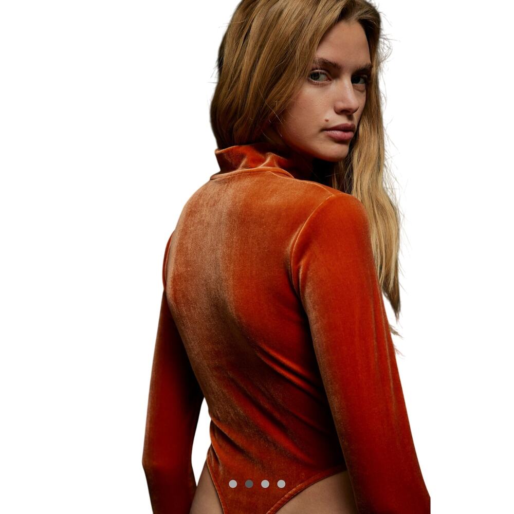 Free People - Velvet Underground Vivi Bodysuit - Large -NEW - Picture 2 of 6